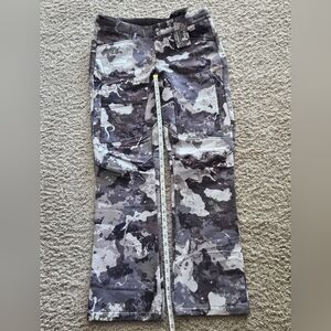 Prios Gray Camouflage Cargo  Pants Med
